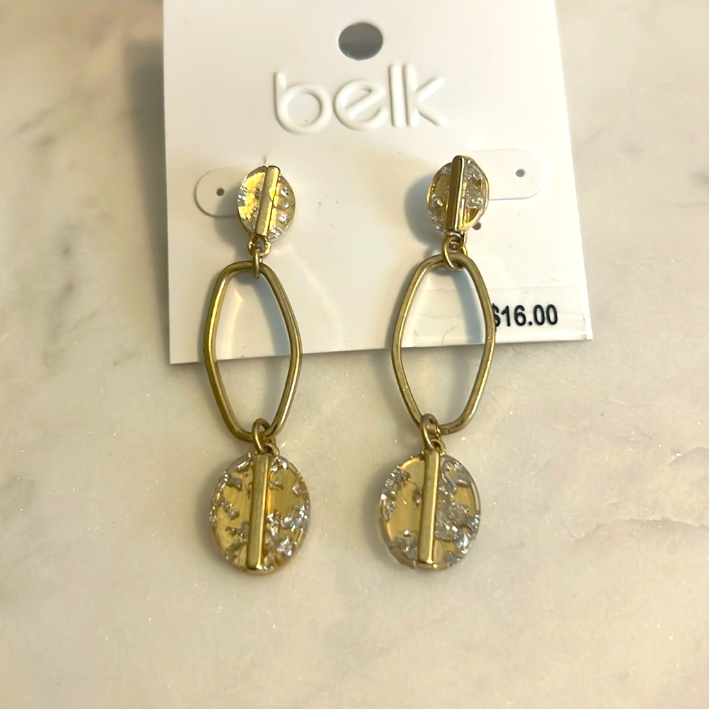 Gold, Metallic New Earrings
